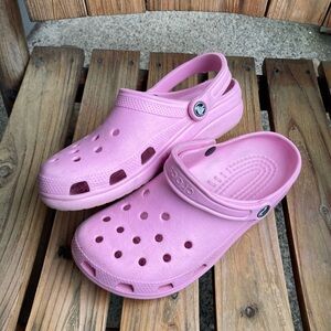 Womens Crocs Classic Clogs Womens 10 Pink Ballerina